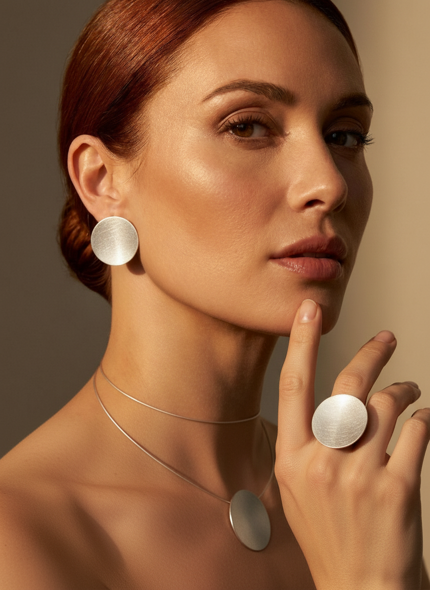 Brushed Silver Disc Set - Image 2